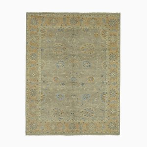 Beige Oushak Teppich, 2000er