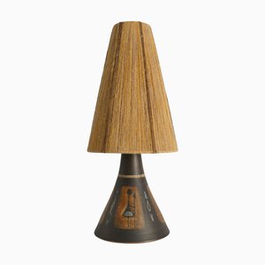 Scandinavian Modern Ceramic Table Lamp from Munk, Sweden, 1960s