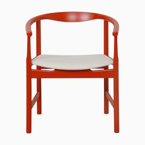 Oranger Vintage PP203 Stuhl von Hans Wegner, 1980er