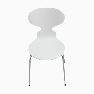 Weiße Ameise Stühle von Arne Jacobsen, 6 . Set