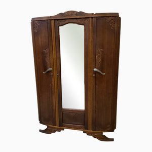 Schrank aus Eichenholz, 1940er