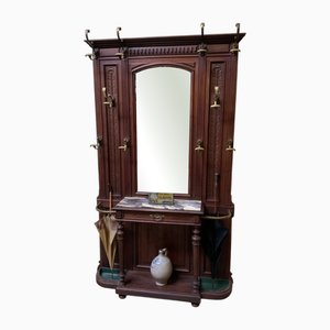Antique Walnut Wardrobe, 1910s