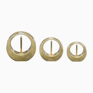 Candleholders by Arthur Pe, Kolbäck, Sweden, 1960s, Set of 3