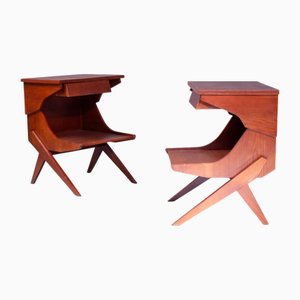Mid-Century Style Nightstands, Set of 2