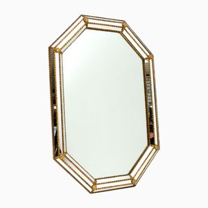 Vintage Italian Hollywood Regency Style Mirror, 1970s
