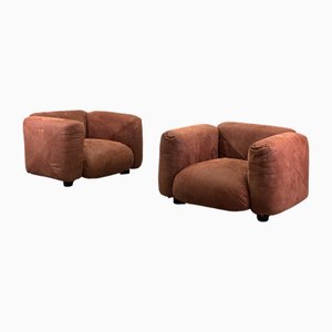 Marius Armchairs by Mario Marenco for Arflex, Italy, 1970s, Set of 2