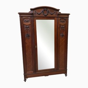 Antique Mahogany Wardrobe, 1890s