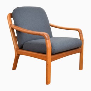 Poltrona Mid-Century in teak di Dyrlund, Danimarca, anni '70