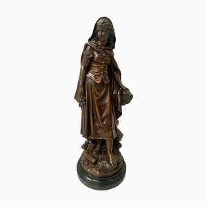 Carved Bronze Group by Pierre Ernst Bouret, 20th Century