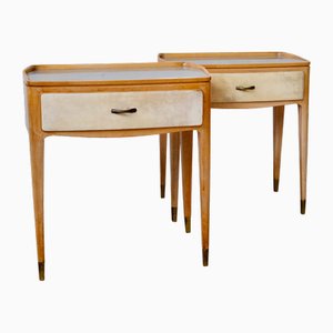 Bedside Tables attributed to Ass. Canturini Del Mobile-Paolo Buffa, Set of 2