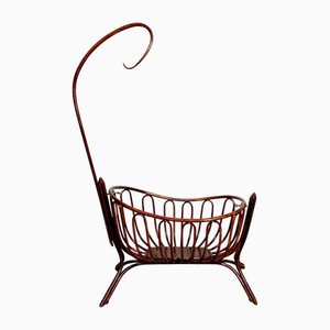 No. 2 Rocking Cradle with Curtain Arm by Michael Thonet for Thonet, 1891