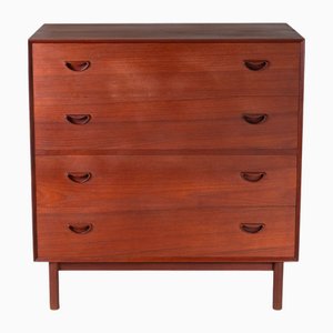 Cassettiera in Teak by Peter Hvidt and Orla Mølgaard-Nielsen for Søborg Møbelfabrik, 1950s