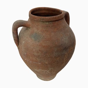 Vintage Turkish Terracotta Vase, 1960s