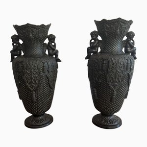 Vasi antichi vittoriani di Bernhard Bloch, 1890, set di 2