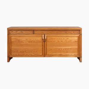 R08 Sideboard in Elm by Pierre Chapo, 1960s