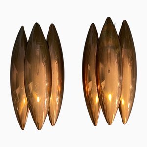 Wall Lights by Jo Hammerborg for Fog & Mørup, 1960s, Set of 2