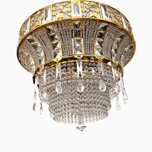 Chandelier by Josef Hoffmann for the Art Exhibition in Cologne / Lobmeyr, 1914 / 1970s