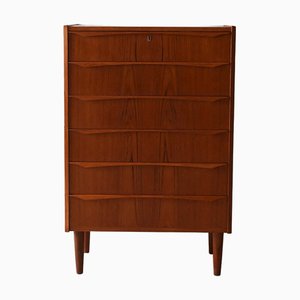Scandinavian Teak Chest of Drawers, 1950s-1960s
