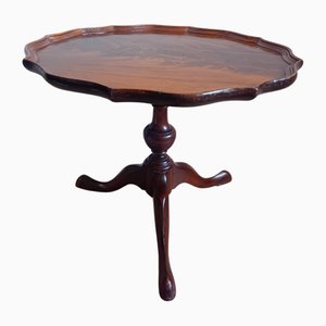 Lampe Pie Crust Edge en Acajou Flamme, 1890s