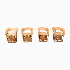 Vintage Art Populaire Mexican Dining Chairs, 1970s, Set of 6