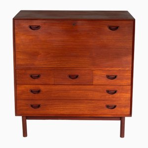 Commode en Teck par Peter Hvidt & Orla Mølgaard-Nielsen pour Søborg Møbelfabrik, 1950s