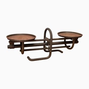 Art Deco Minimalist Metal Balance Beam Scale