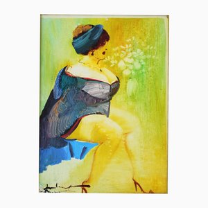 Juris Zvirbulis, La Femme Fatale, 2002, Oil on Board