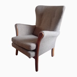 Mid-Century Modern Upholstered Lounge Chair, 1960s