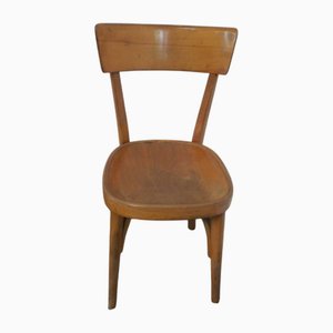 Brown Beech Chair, 1950s