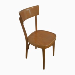 Brown Beech Chair, 1950