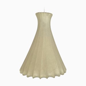 Lampada a sospensione Cocoon alta di Lamp Friedel Wauer per Goldkant Leuchten, anni '60