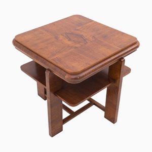 Art Deco Square Table, Poland, 1950s