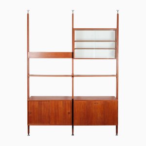 Vintage Wooden Wall Unit, 1960s