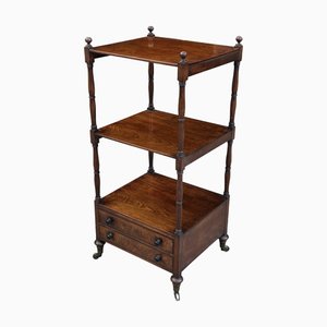 Whatnot George III antiguo de caoba, 1810