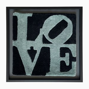Tappeto Winter Love ispirato a Robert Indiana, anni 2000