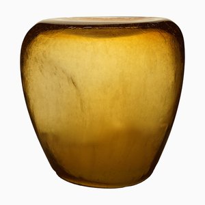 Isola Topaz Pulegoso Side Table in Murano Blown Glass by Kanz Architetti for Kanz