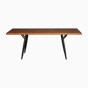 Mid-Century Large Pirkka Dining Table by Ilmari Tapiovaara for Laukaan Puu, 1960s
