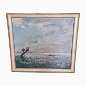 Stephan Kip, Impressionist Landscape, 1970s, Oil on Canvas