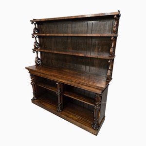 Großes offenes William IIII Waterfall Bücherregal, 1810er