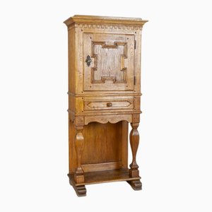 Rustic Oak Cabinet, Late 19th Century