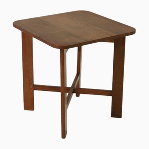 Modernist Oak Side Table, 1920s
