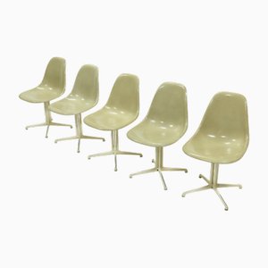 La Fonda Esszimmerstühle von Charles & Ray Eames für Vitra, 1970er, 5er Set