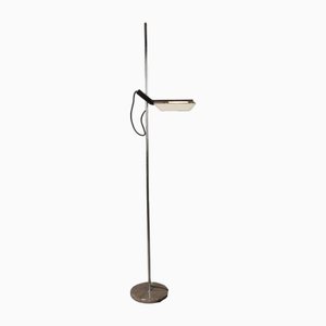 Lampada da terra vintage in alluminio e metallo di Guzzini, anni '80