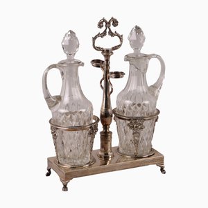 Silver Oil Cruet, Set of 3
