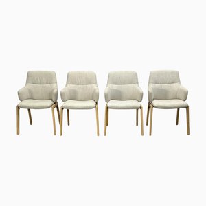 Low Back Armchairs by Stressless, Set of 4