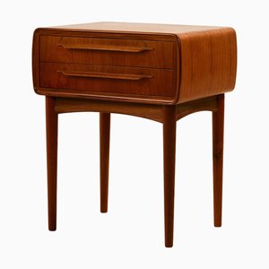 Teak Nightstand by Johannes Andersen for CFC Silkeborg