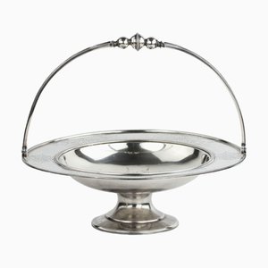 Russian Silver Candy Bowl by Erik Kollin, St. Petersburg, Russia, 1887