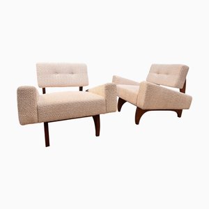 Fauteuils Bouclé, 1960s, Set de 2