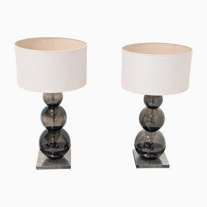 Lampes en Verre de Porta Romana, Set de 2