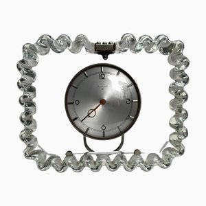 Murano Glass Table Clock from Venini, Italy, 1950s